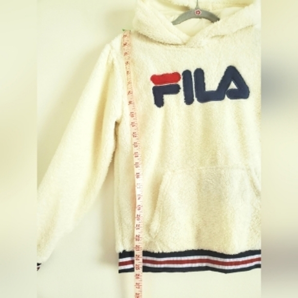 Fila YOUTH Sherpa Fleece Lined hood with Kangeroo pouch pocket  XL 14-16 - Picture 12 of 15